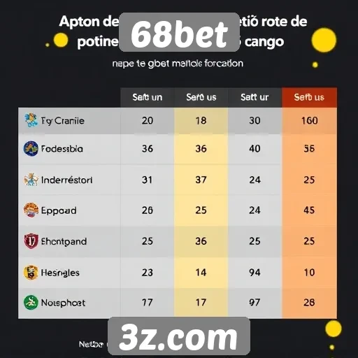 Comparação entre 68bet e concorrentes