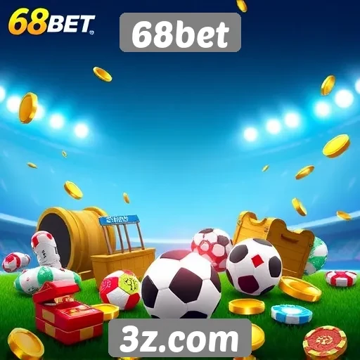 Variedade de jogos disponíveis no 68bet